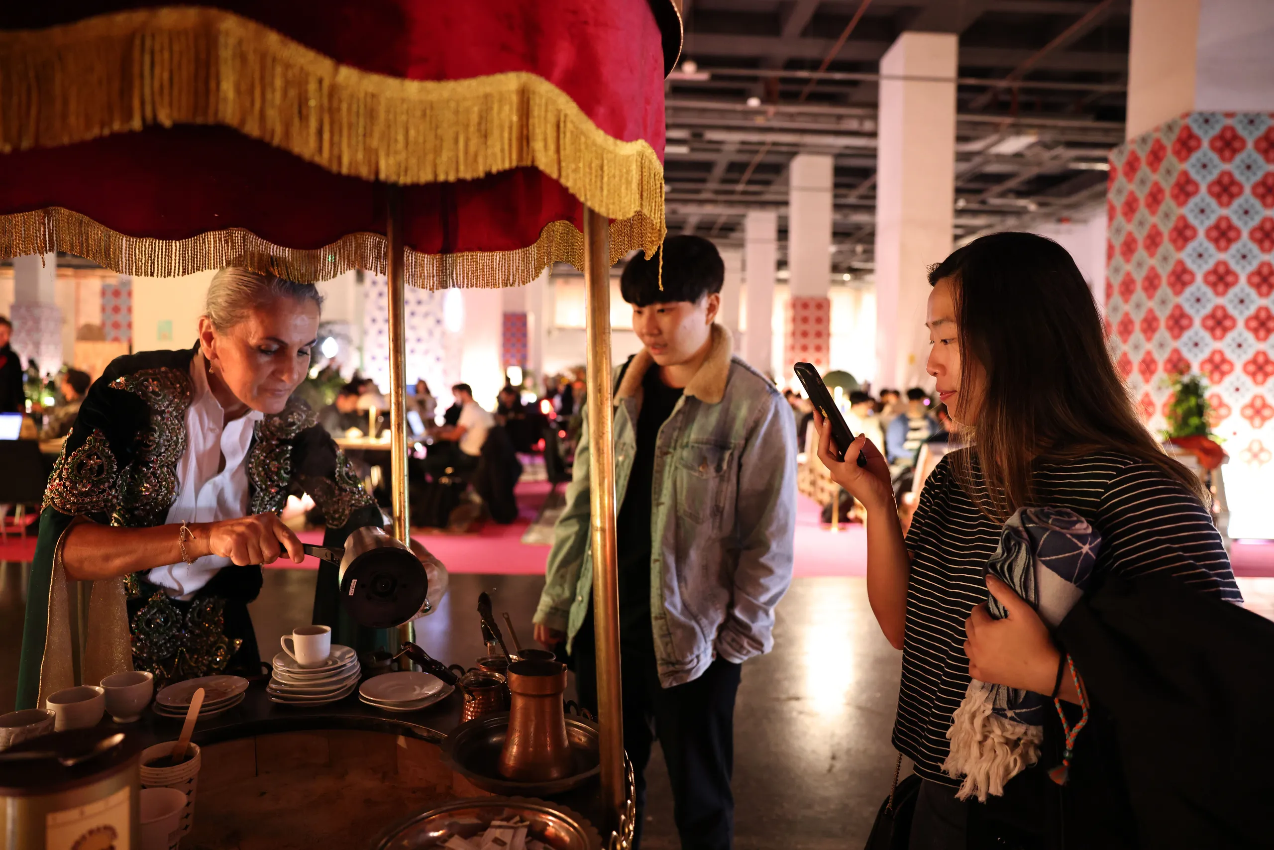 Participants connecting during Devconnect 2023